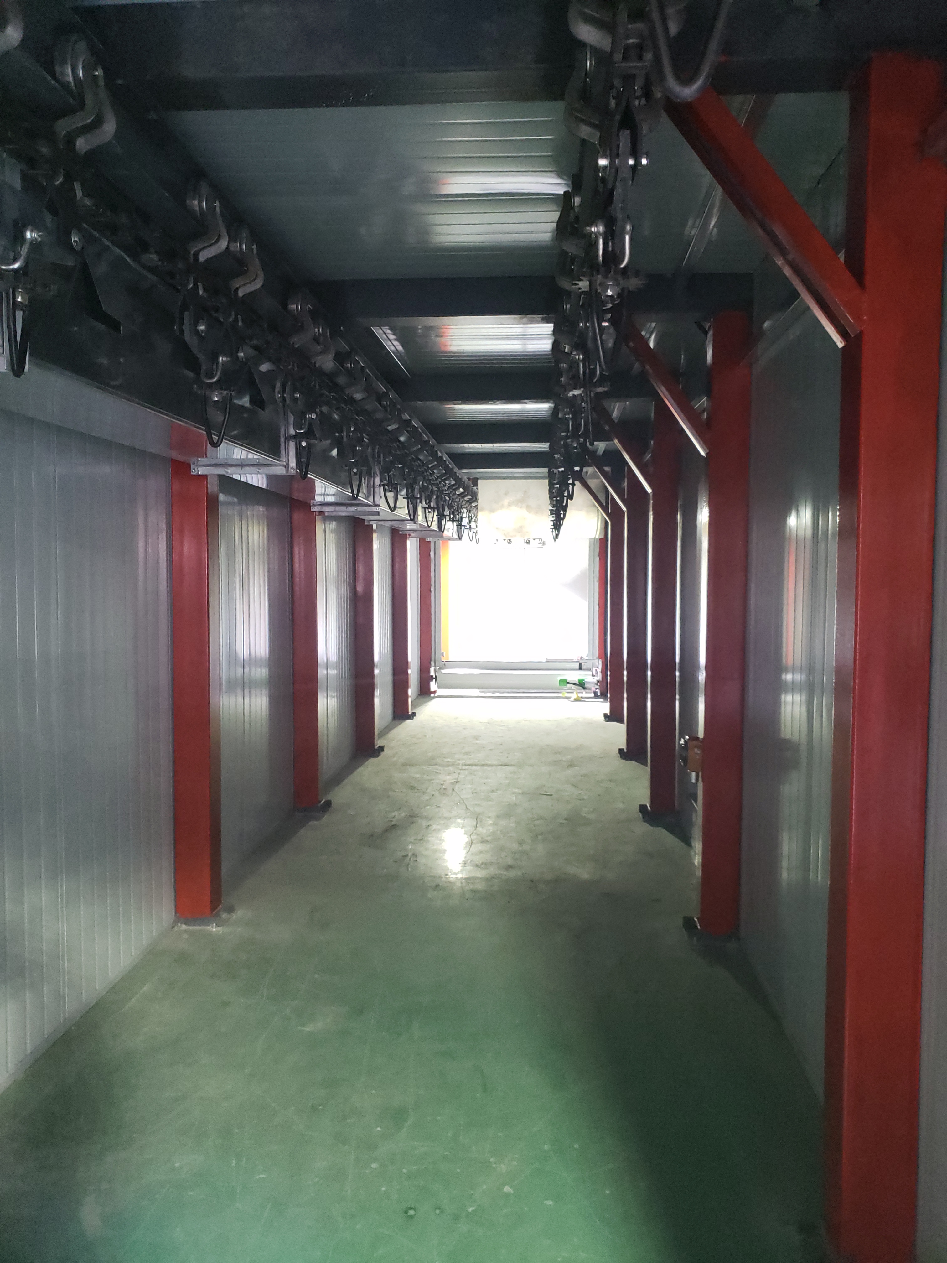 北京噴涂線安裝完畢